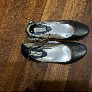 Steve Madden ballet flats with ankle strap